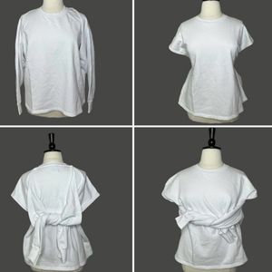 *NWT* Free People x Sandrine Rose Oversized Convertible Sweatshirt